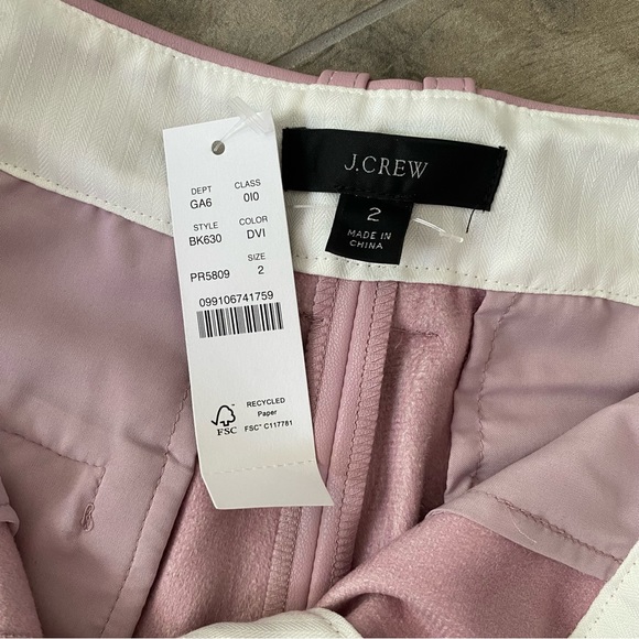 NWT J. Crew high-waisted faux leather shorts - Picture 6 of 7